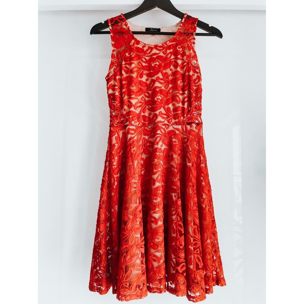 Red Lace Dress